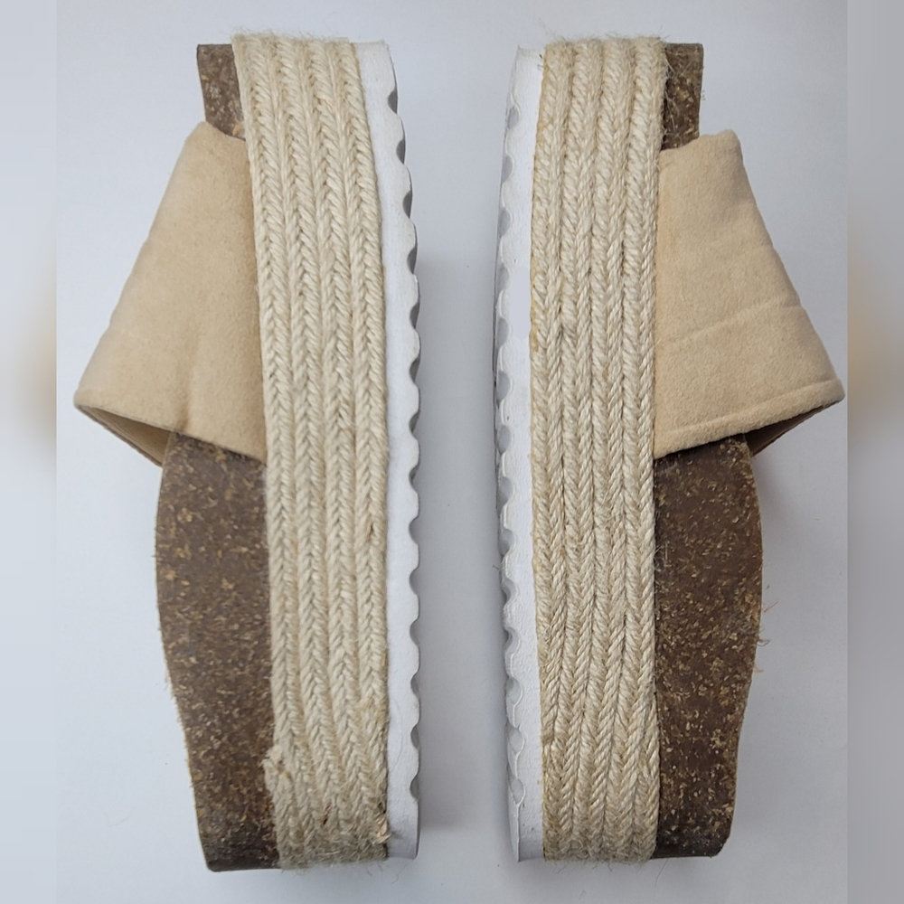 Dirty Laundry Vegan Womens Platform Jute Sandals